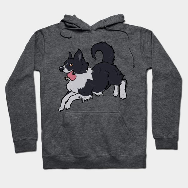 Border Collie Pant Hoodie by TaksArt